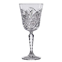 Liliom * Ólomkristály Nagy boros pohár 250 ml (Su14505)
