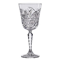 Liliom * Ólomkristály Nagy boros pohár 250 ml (Su14505)