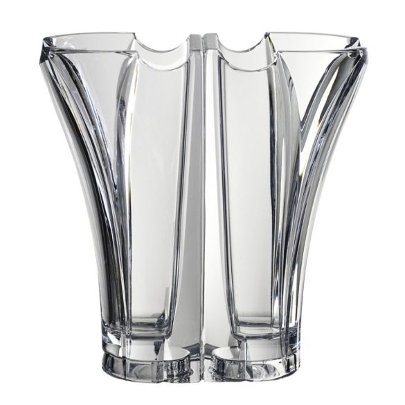 Modern * Ólomkristály Love váza 22 cm (Dupla15014)