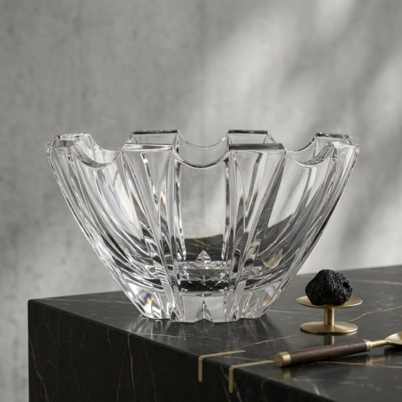Modern * Ólomkristály Ovál tál 21 cm (15018)