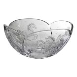 Other Goods * Kristály Lovas tál 25 cm (Sze16416)