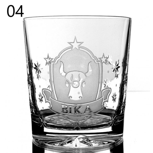 Other Goods * Kristály Horoszkópos whiskys pohár 300 ml (Tos17021)