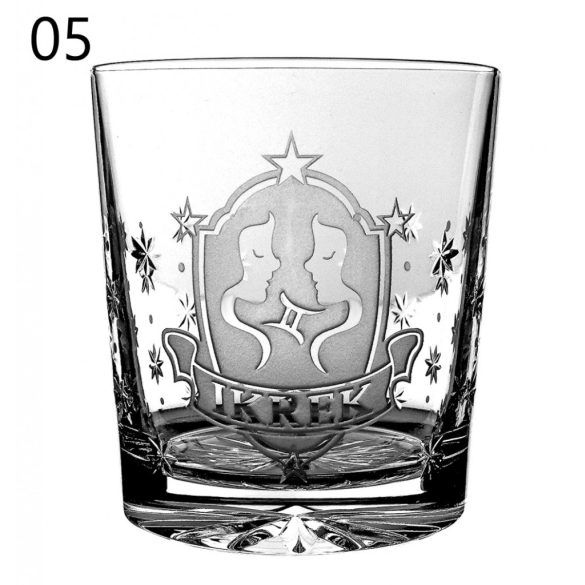 Other Goods * Kristály Horoszkópos whiskys pohár 300 ml (Tos17021)