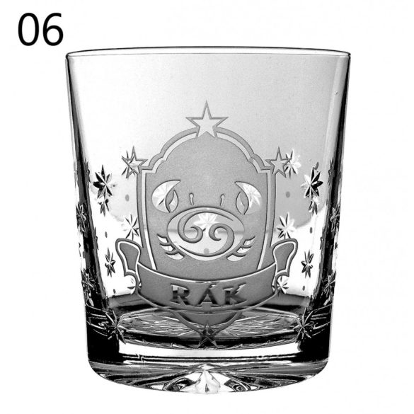 Other Goods * Kristály Horoszkópos whiskys pohár 300 ml (Tos17021)