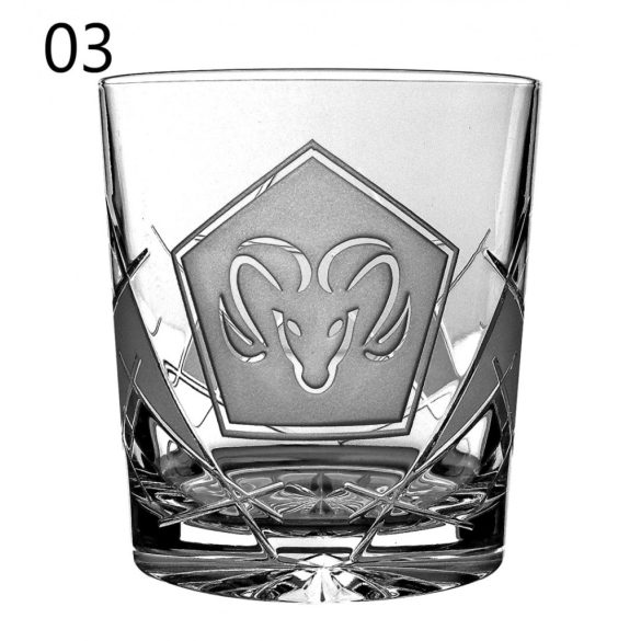 Other Goods * Kristály Horoszkópos whiskys pohár 300 ml (Tos17022)
