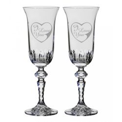   Other Goods * Cristal Pahar de șampanie romantic din cristal 1 (2 piese) (LSZI17058)