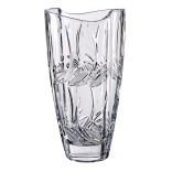 Viola * Kristály Hordó váza 28 cm (Smi17268)