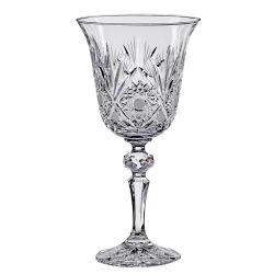 Laura * Kristály Nagy boros pohár 220 ml (L17305)