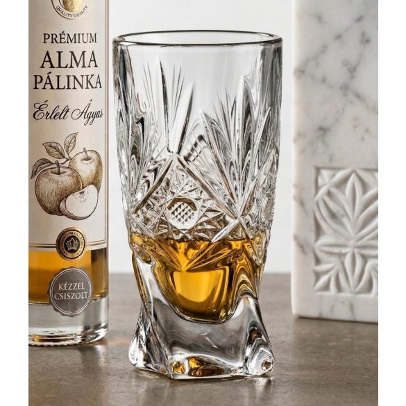Laura * Kristály Magas pálinkás pohár 50 ml (Cs17322)
