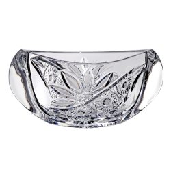 Liliom * Kristály Tál 18 cm (Orb17534)