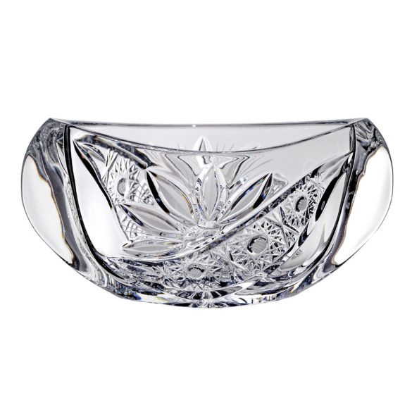 Liliom * Kristály Tál 18 cm (Orb17534)