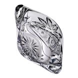 Liliom * Kristály Tál 18 cm (Orb17534)