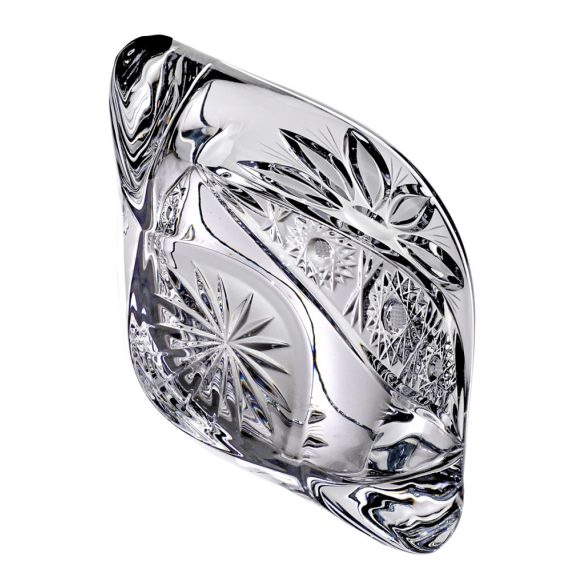 Liliom * Kristály Tál 18 cm (Orb17534)