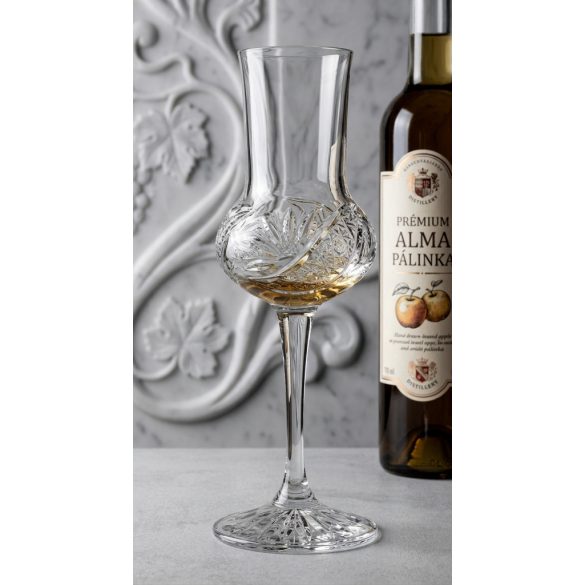 Liliom * Kristály Pálinkás pohár 81 ml (Borm17535)