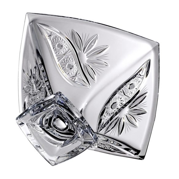 Liliom * Kristály Tál 22 cm (Cs17551)