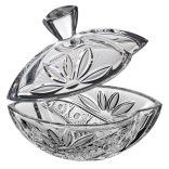 Liliom * Kristály Bonbonier 18 cm (Smi17565)