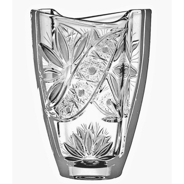 Liliom * Cristal Vază în formă de butoi 23 cm (Smi17567)