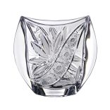 Liliom * Kristály Váza H 18 cm (Orb17599)
