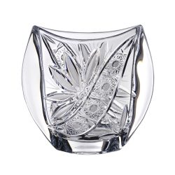 Liliom * Kristály Váza H 18 cm (Orb17599)