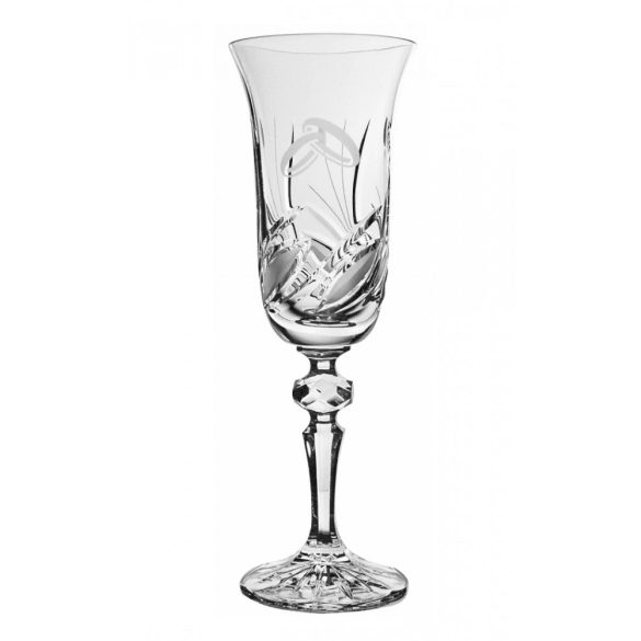 Viola * Cristal Pahar de șampanie 150 ml (LGyű17920)