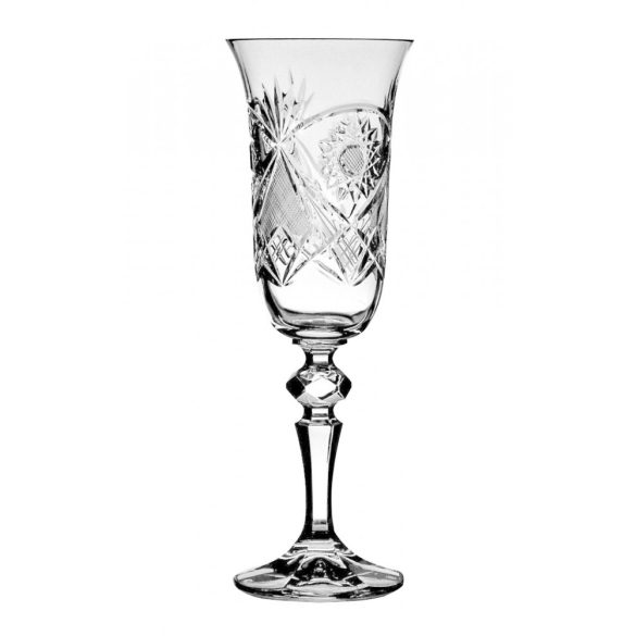 Kőszeg * Crystal Champagne flute glass 150 ml (L18307)