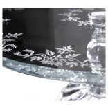 Small Flowers * Kristály Tortatartó talppal 30 cm (19603)